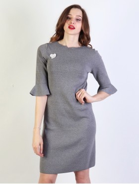 All Occasion Super Stretchy Bell Sleeve Knit Dress